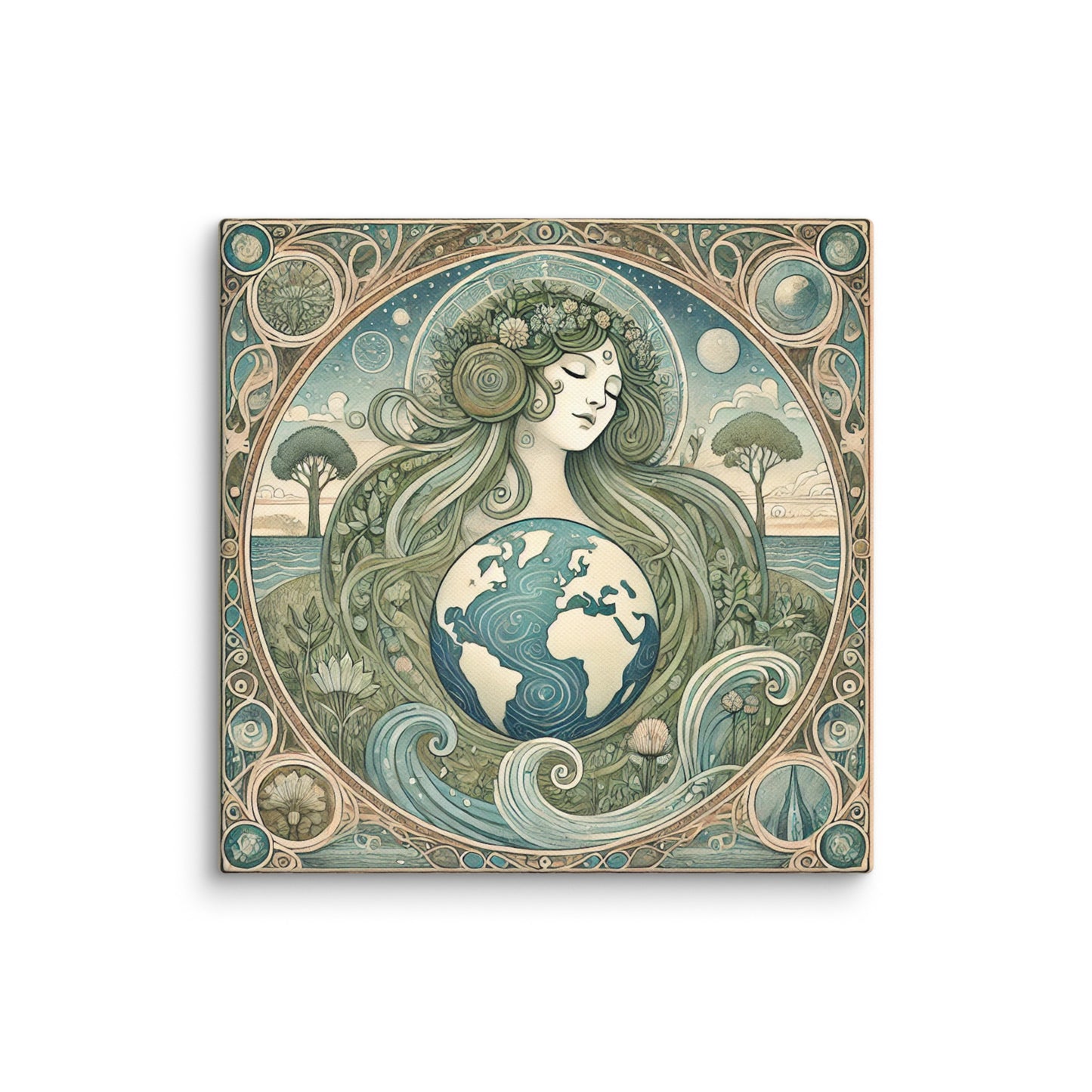 Gaia - 12" canvas print