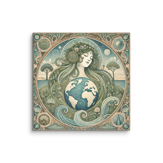 Gaia - 12" canvas print