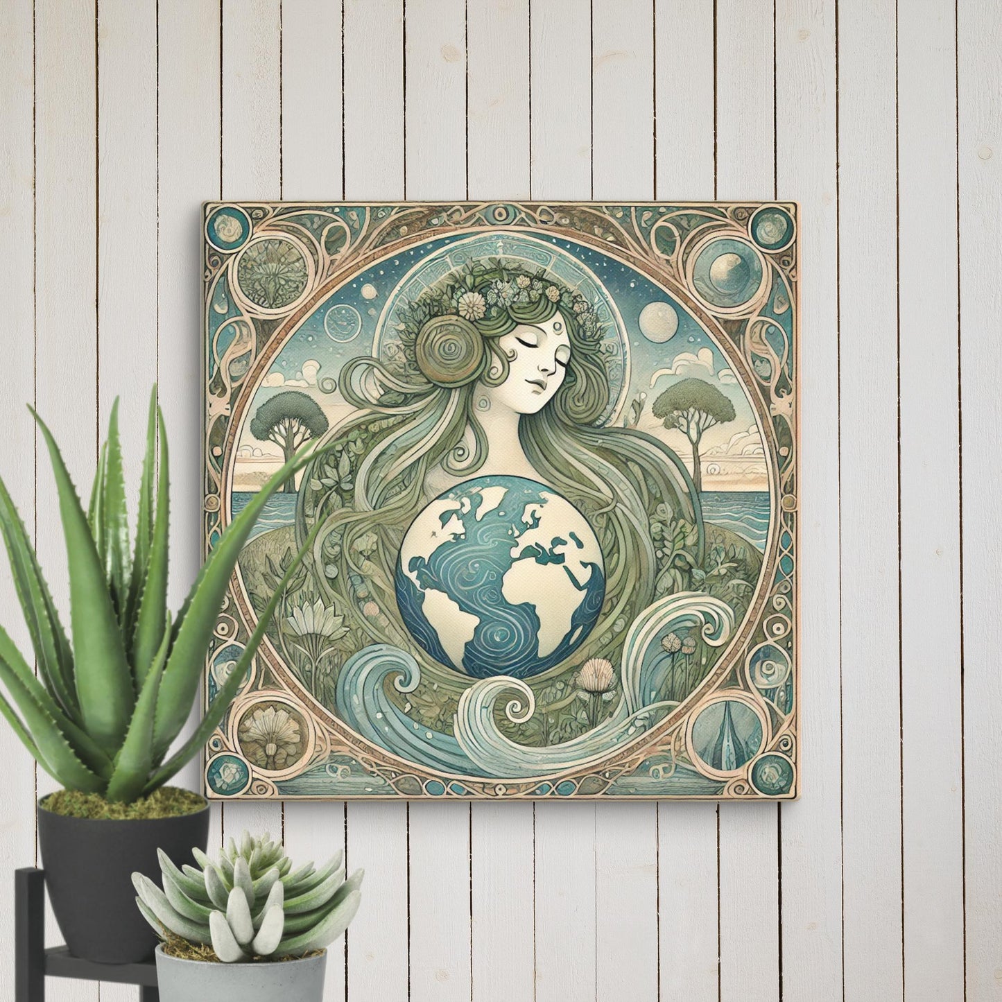 Gaia - 20" Canvas print